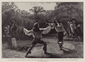 Um Encontro com Rapiers em 1668, o Duelo entre o Duque de Buckingham e o Conde de Shrewsbury